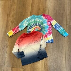 Vineyard Vines Kids Tie-Dye and Ombre Long Sleeve Shirts 3T